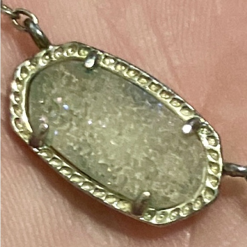 Vintage Kendra Scott Gold Plated Elisa Pendant Necklace - Picture 3 of 6